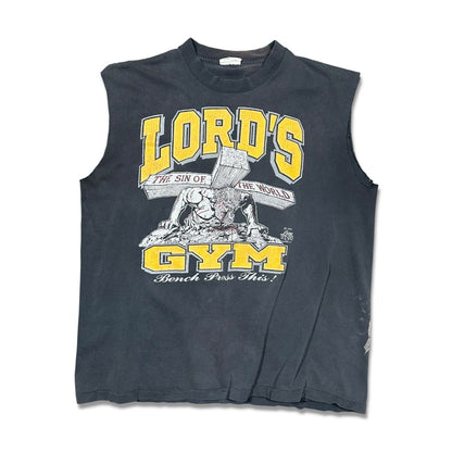 1990s Vintage Lord's Gym Cutoff Shirt