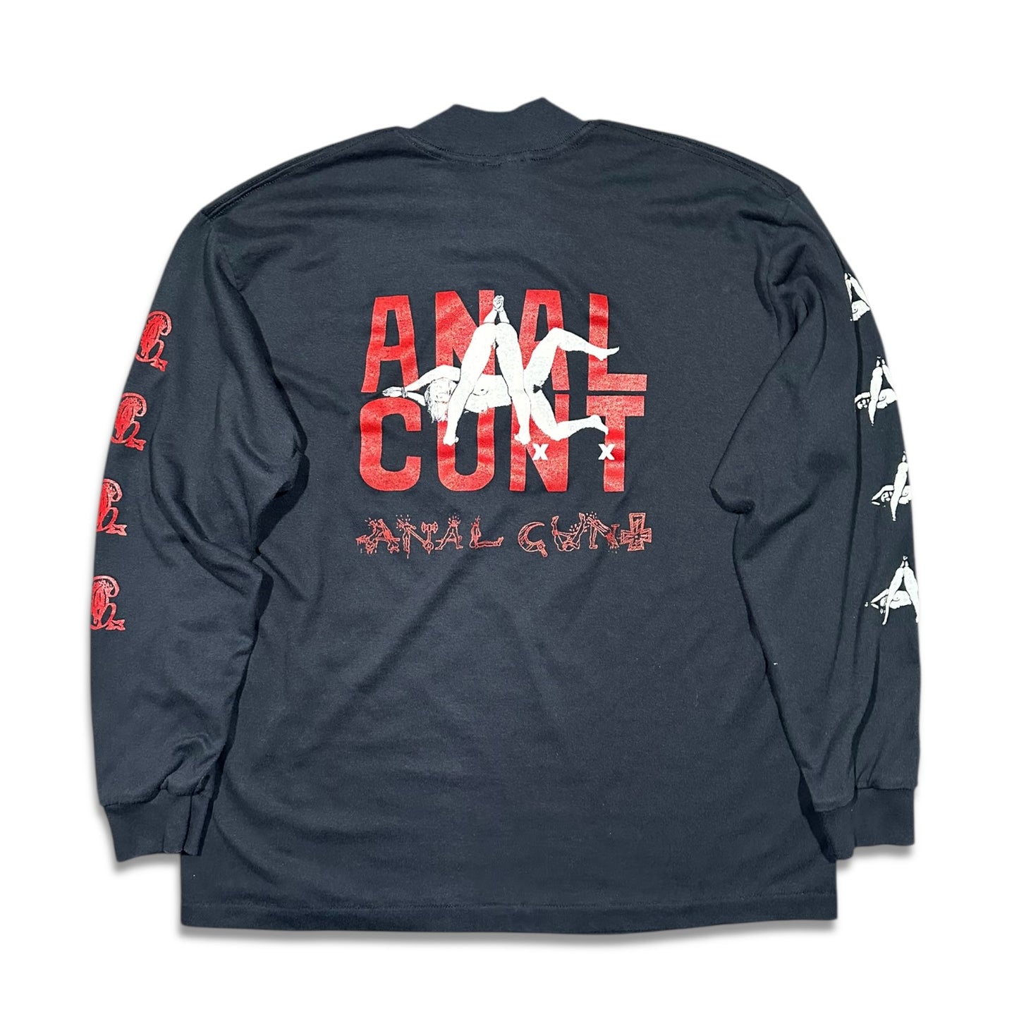 1990s Vintage Anal Cunt Scissors Longsleeves Shirt