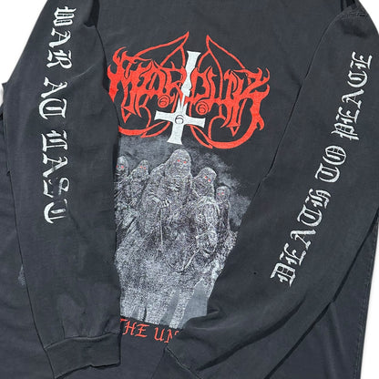 1990s Vintage Marduk "Those Of The Unlight" Longsleeves Shirt