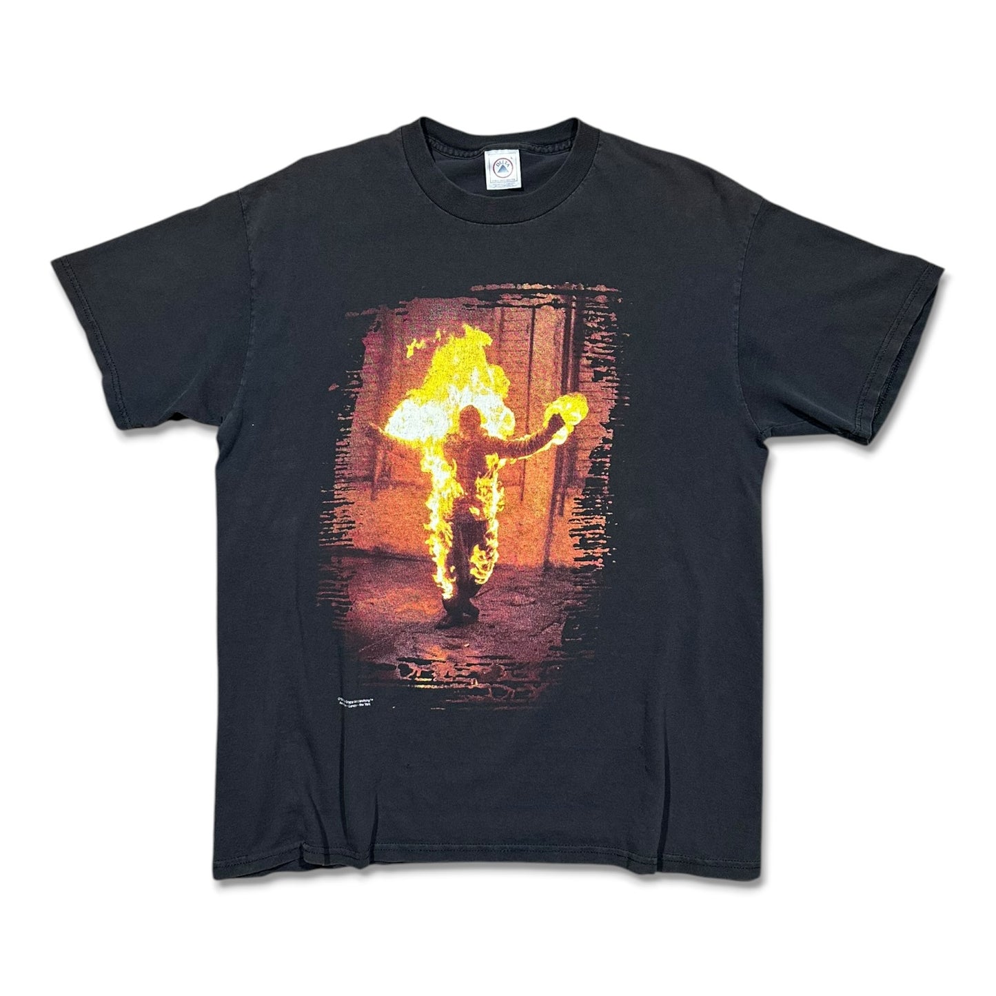1990s Vintage Rammstein "Burning Man" Shirt