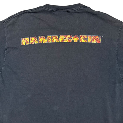 1990s Vintage Rammstein "Burning Man" Shirt