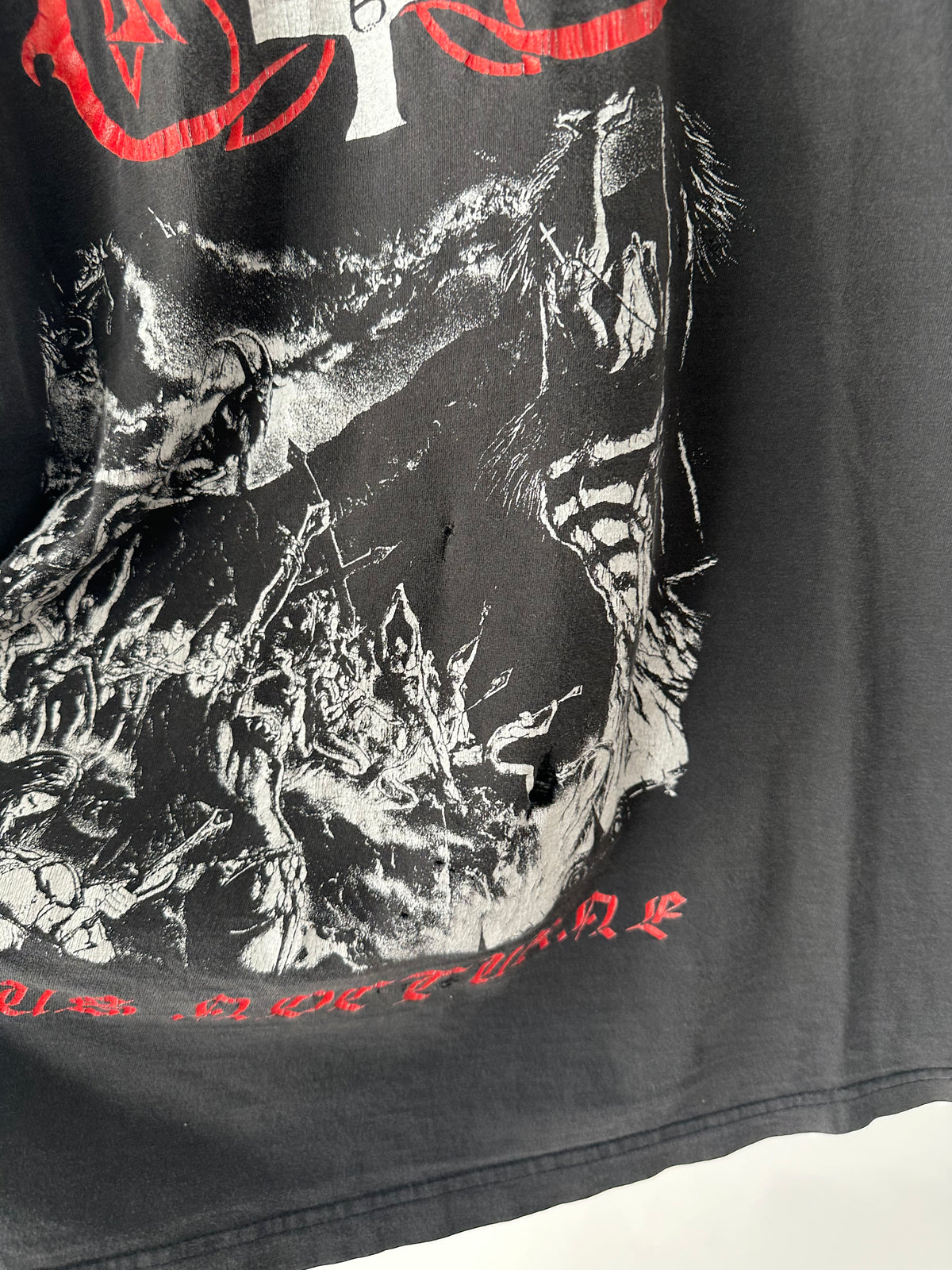 1990s Vintage Marduk Cutoff Shirt