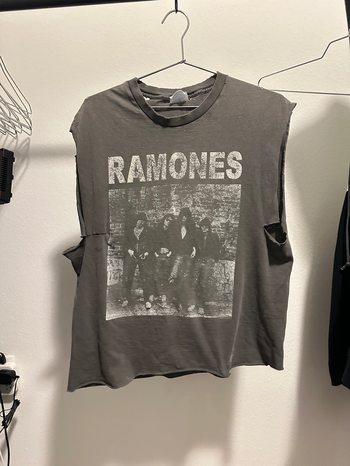 90s Vintage Ramones Cutoff