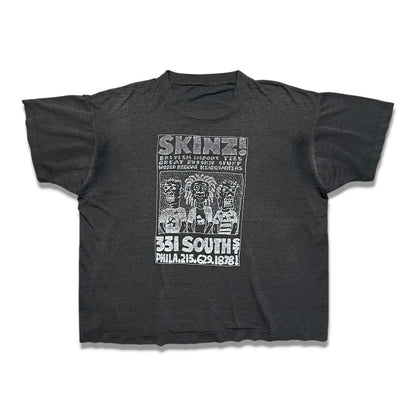 1980s Vintage Skinz! Punk Show Shirt