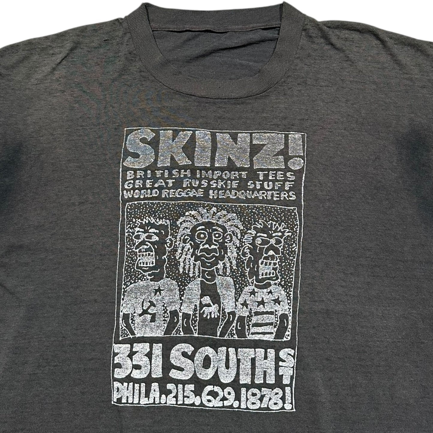 1980s Vintage Skinz! Punk Show Shirt