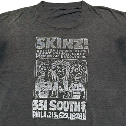 1980s Vintage Skinz! Punk Show Shirt