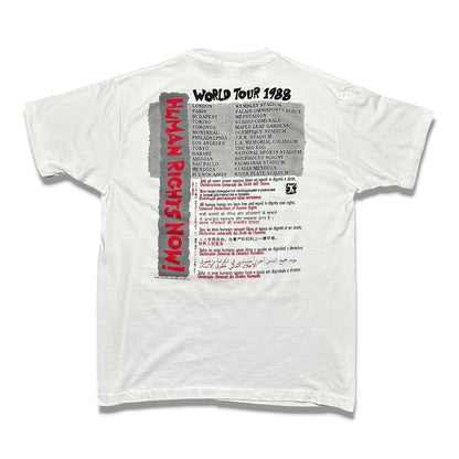 1980s Vintage Reebok Human Rights Now! Shirt