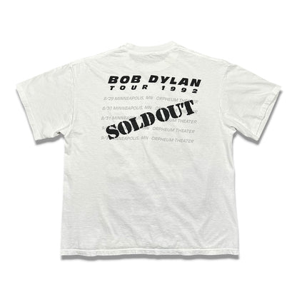 1990s Vintage Bob Dylan 1992 Tour Shirt