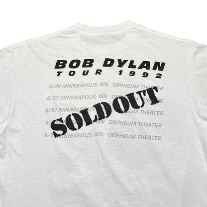 1990s Vintage Bob Dylan 1992 Tour Shirt