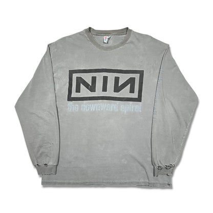 1990s Vintage Nine Inch Nails "The Downward Spiral" Longsleeves Shirt