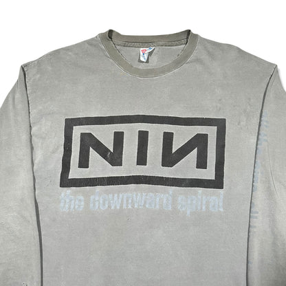 1990s Vintage Nine Inch Nails "The Downward Spiral" Longsleeves Shirt