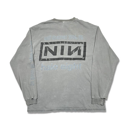 1990s Vintage Nine Inch Nails "The Downward Spiral" Longsleeves Shirt