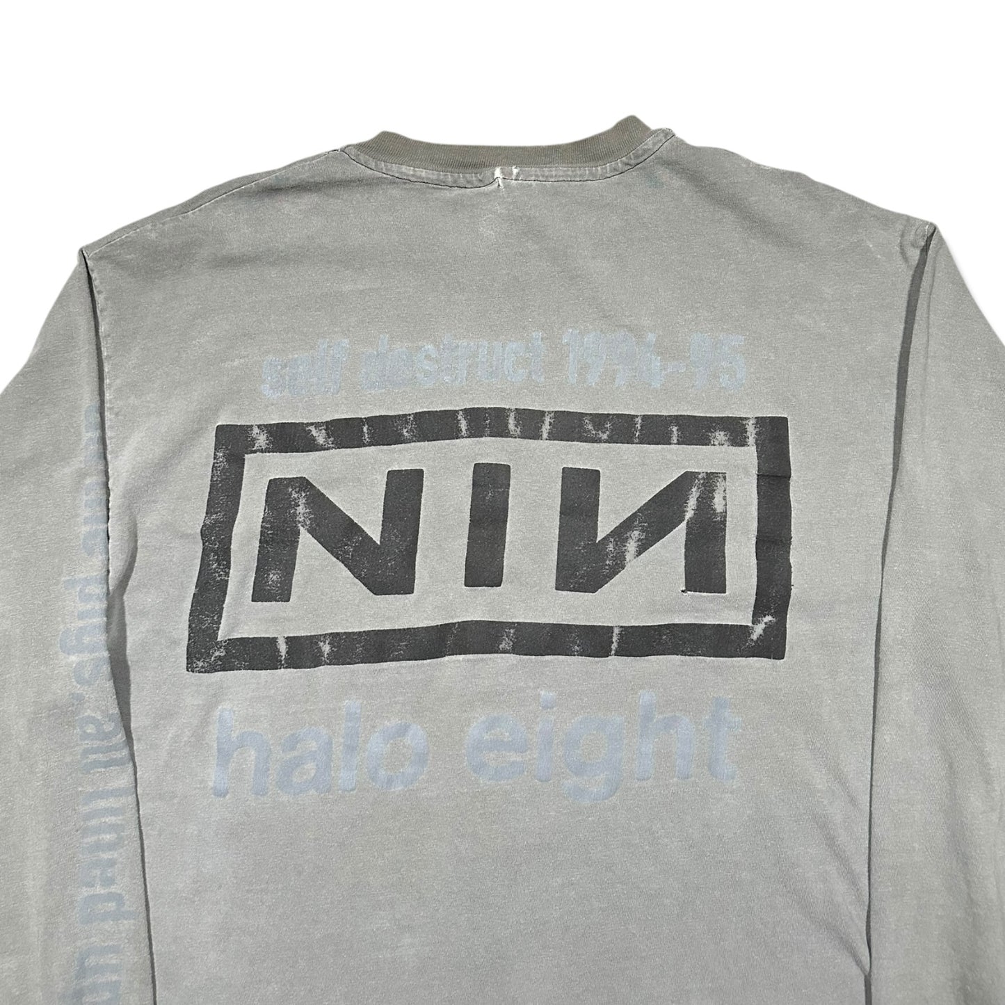 1990s Vintage Nine Inch Nails "The Downward Spiral" Longsleeves Shirt