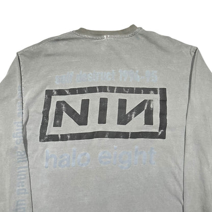 1990s Vintage Nine Inch Nails "The Downward Spiral" Longsleeves Shirt