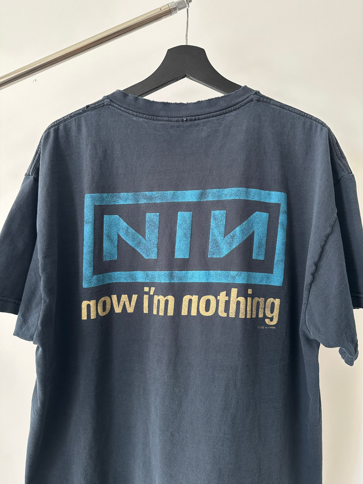2002 Vintage Nine Inch Nails "Now I'm Nothing" Shirt