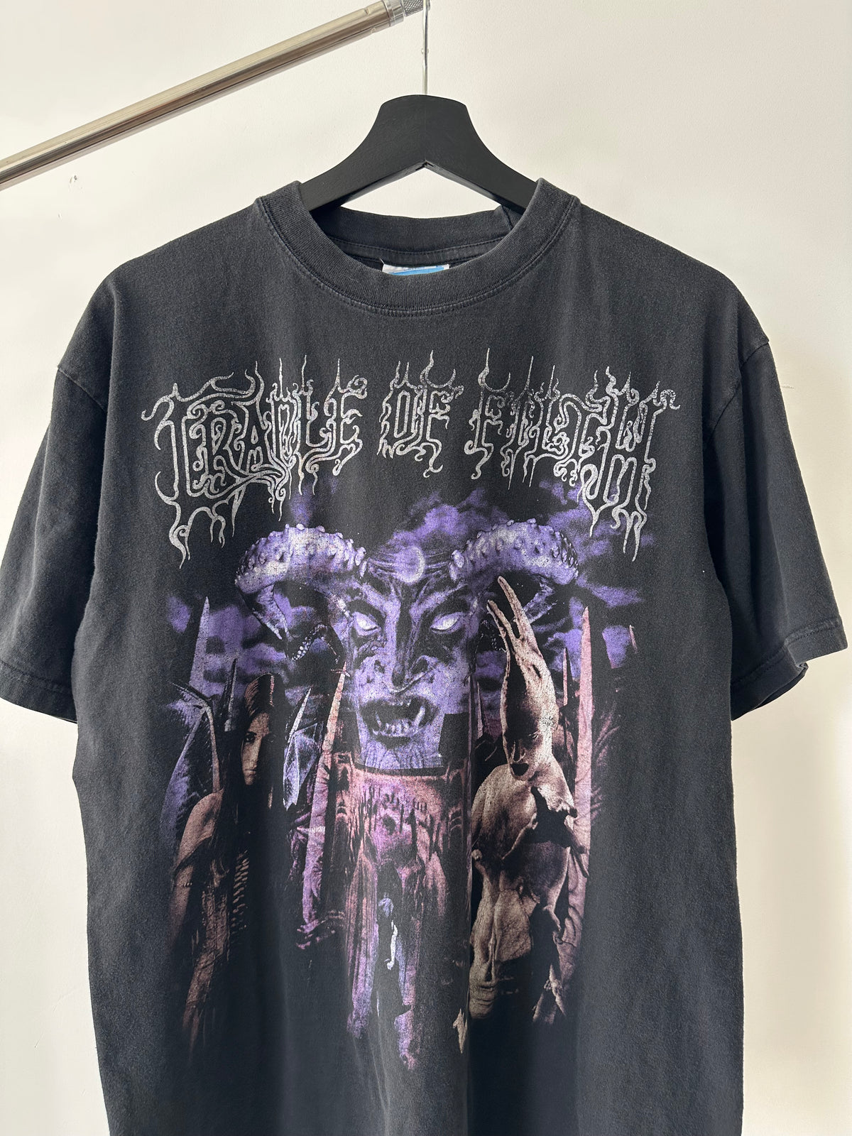 2000s Vintage Cradle Of Filth "Total Fucking Darkness" Bootleg Shirt