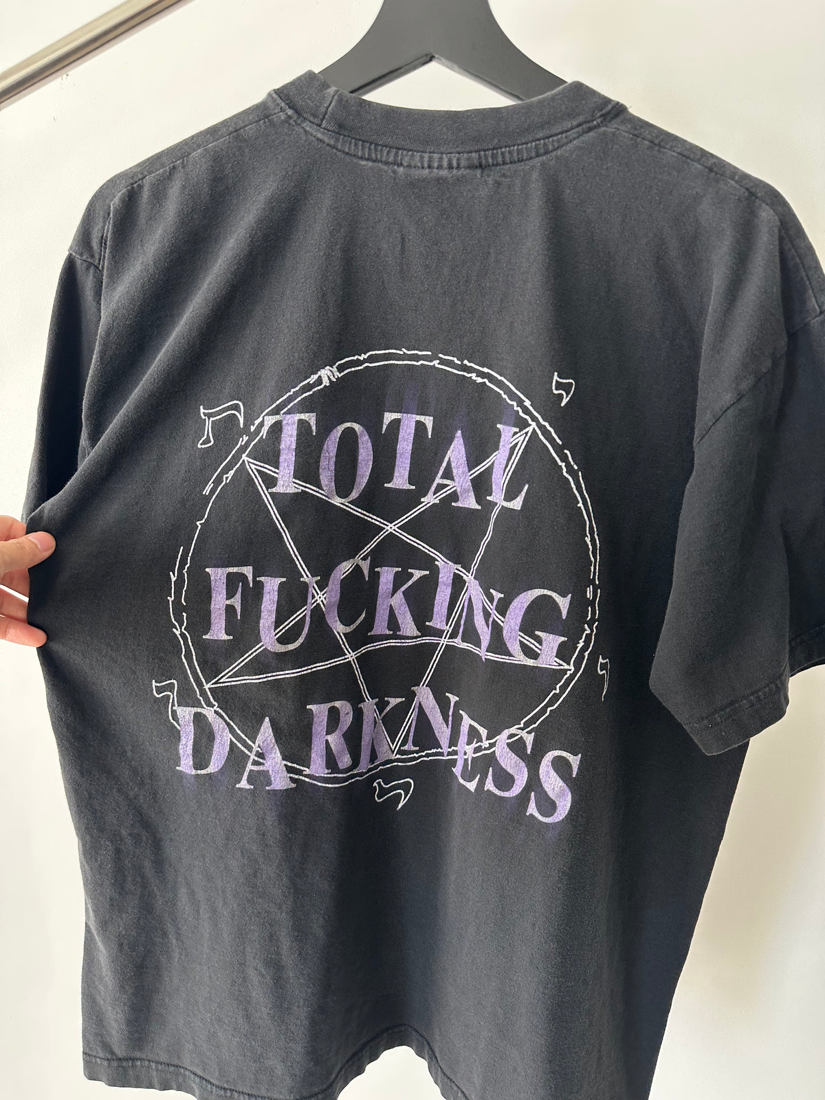 2000s Vintage Cradle Of Filth "Total Fucking Darkness" Bootleg Shirt