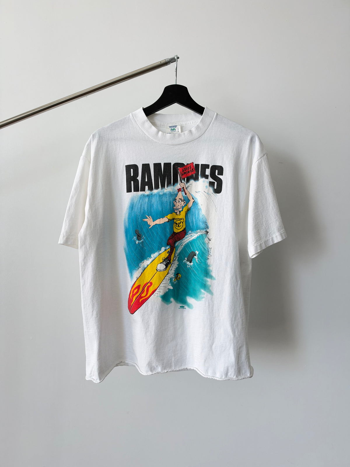 1995 Vintage Ramones "Hey Ho Let's Go" Shirt