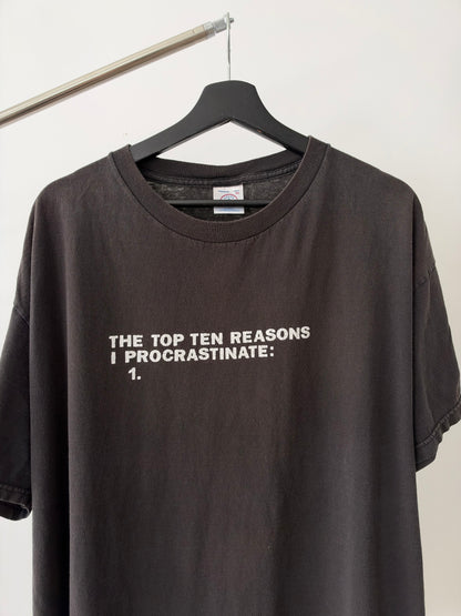 The Top Ten Reasons I Procrastinate - 1990s