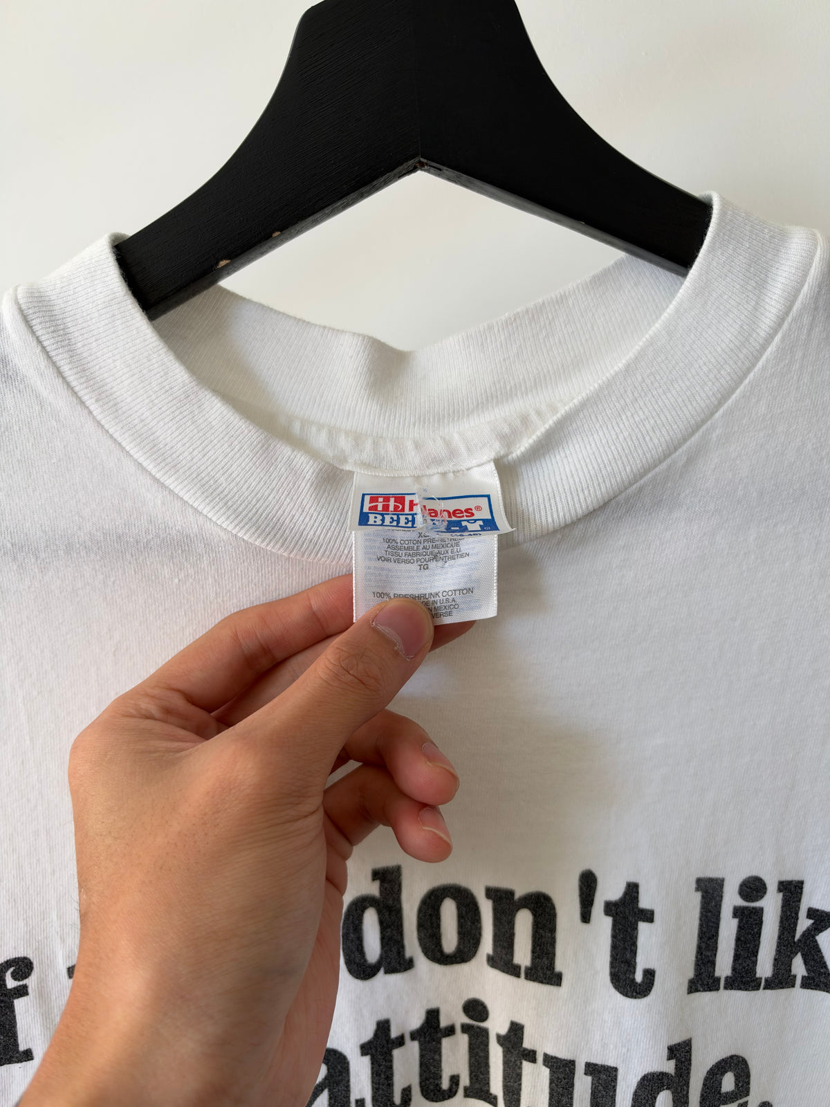 If you don't like my attitude, Quit talking to me - 1990s