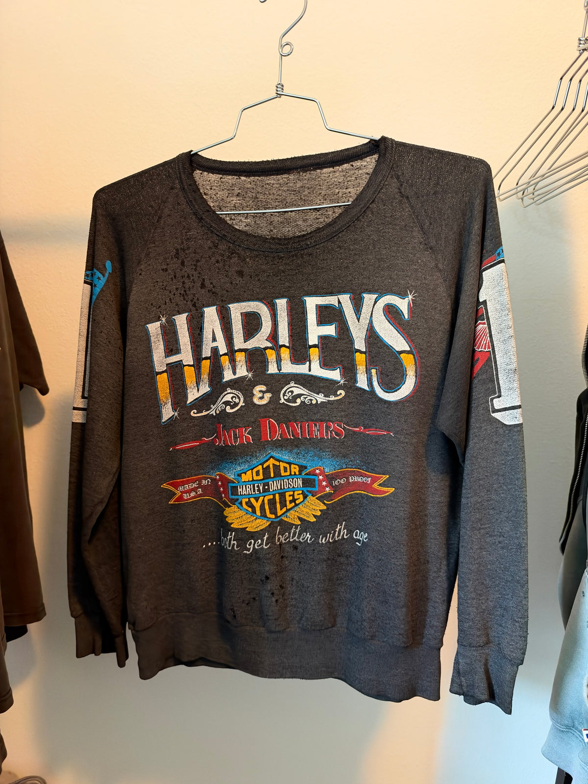 80s Vintage Harley Crewneck