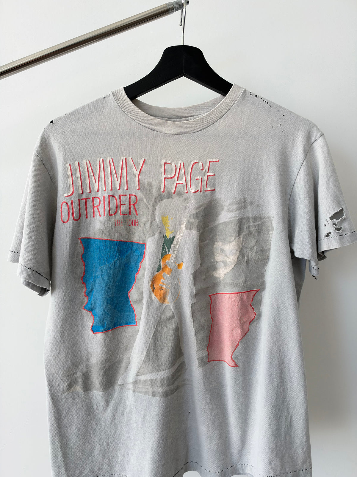 1980s Vintage Jimmy Page Outrider Tour Shirt