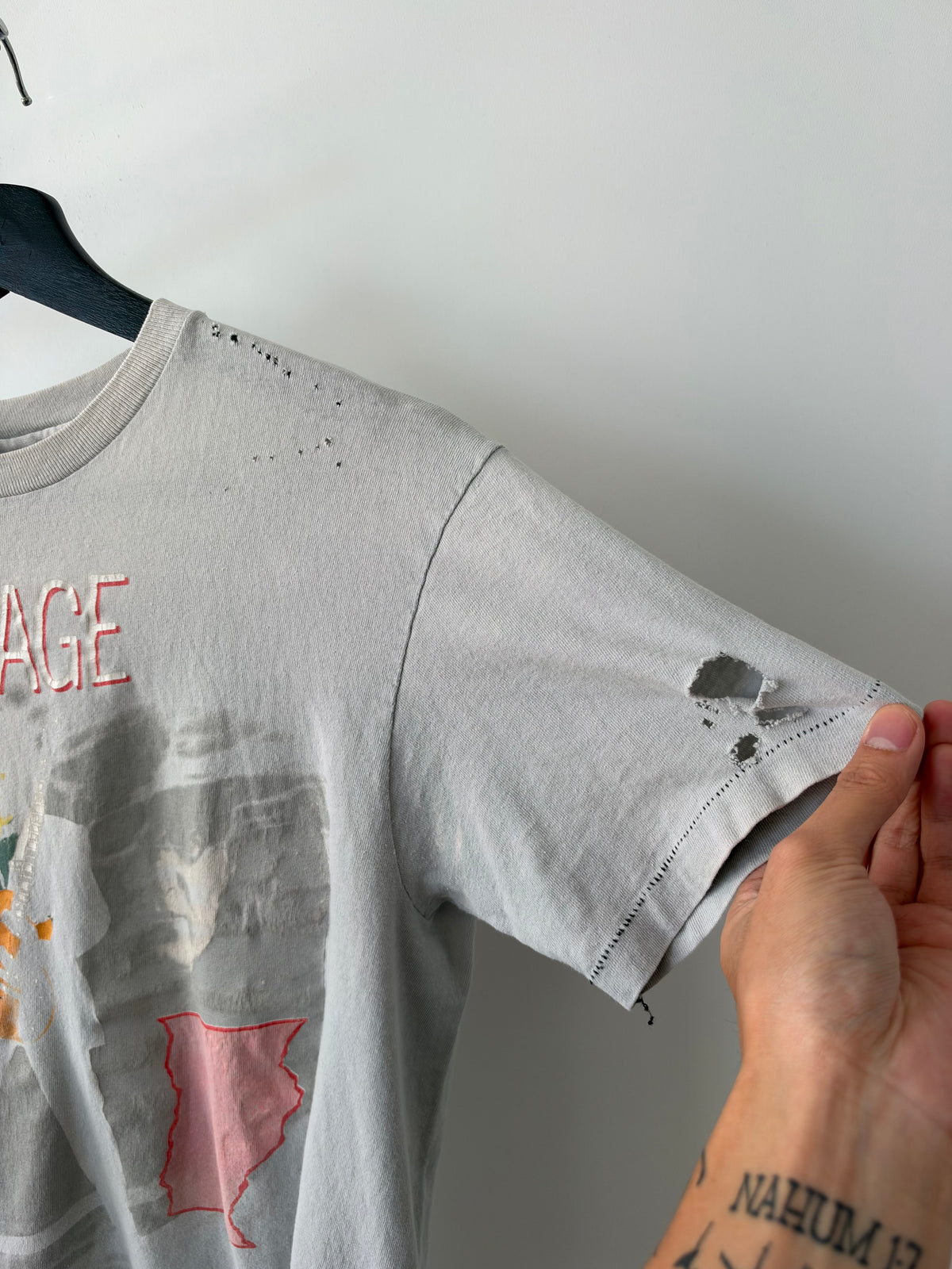 1980s Vintage Jimmy Page Outrider Tour Shirt