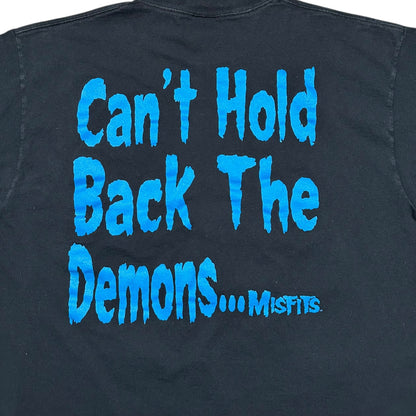 1990s Vintage Misfits "Can't Hold Back The Demons" Shirt