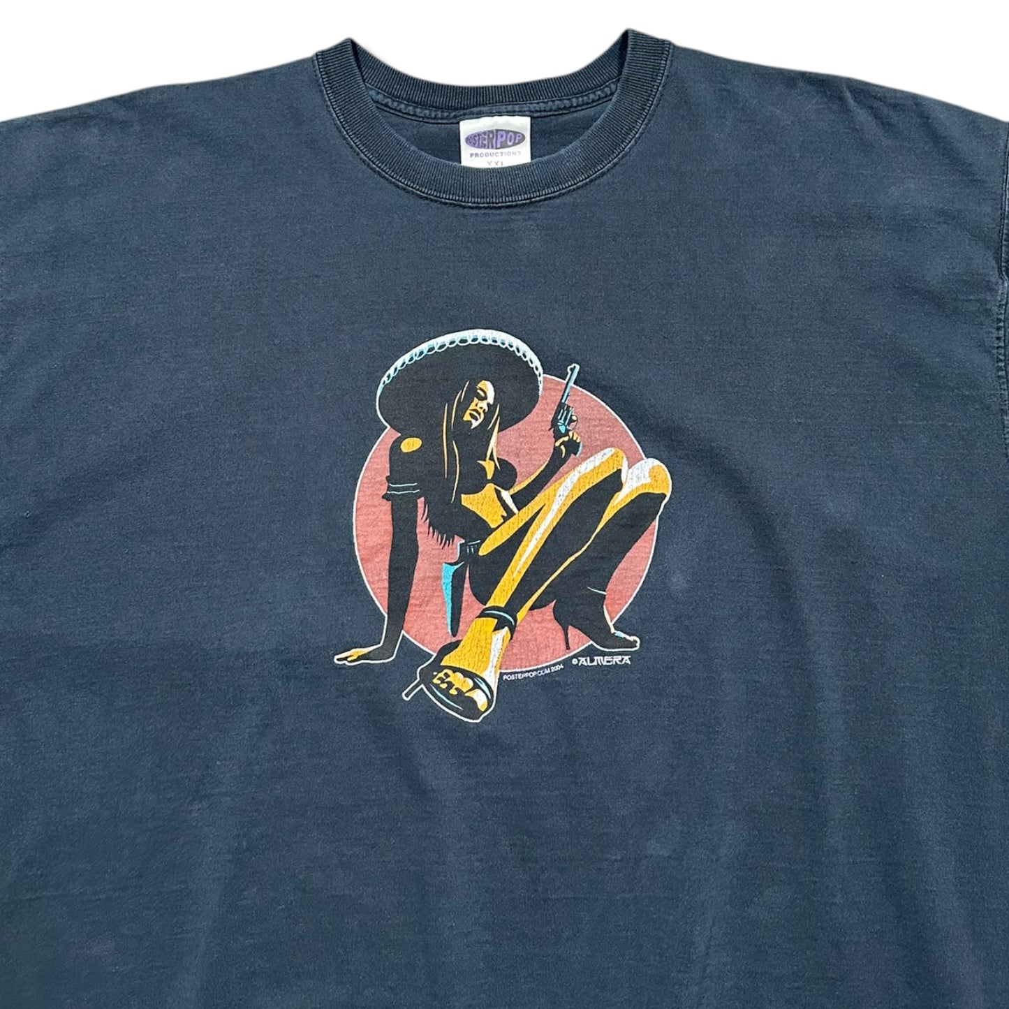 2000s Vintage Cowgirl Popart Shirt