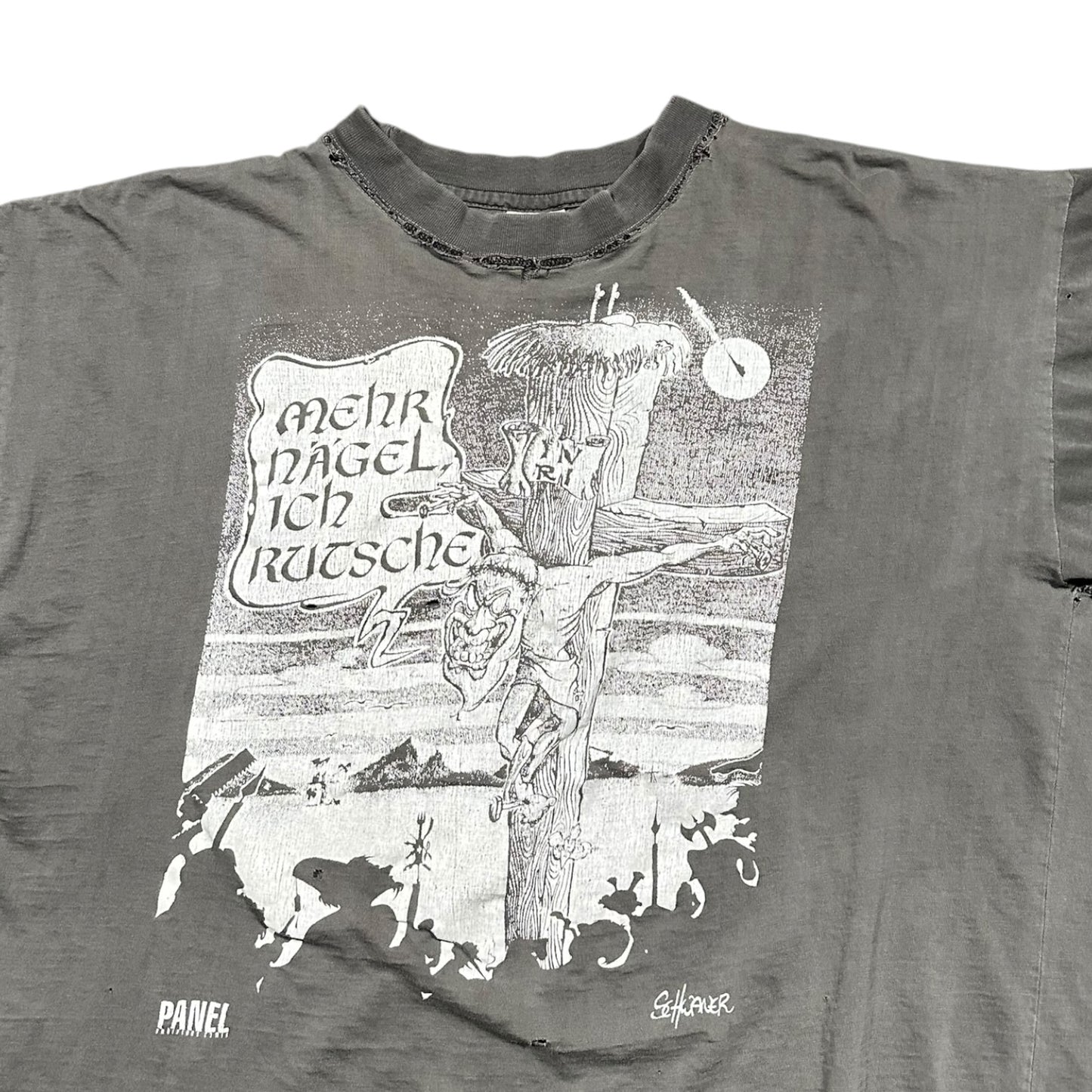 1990s Vintage German Punk Art Shirt