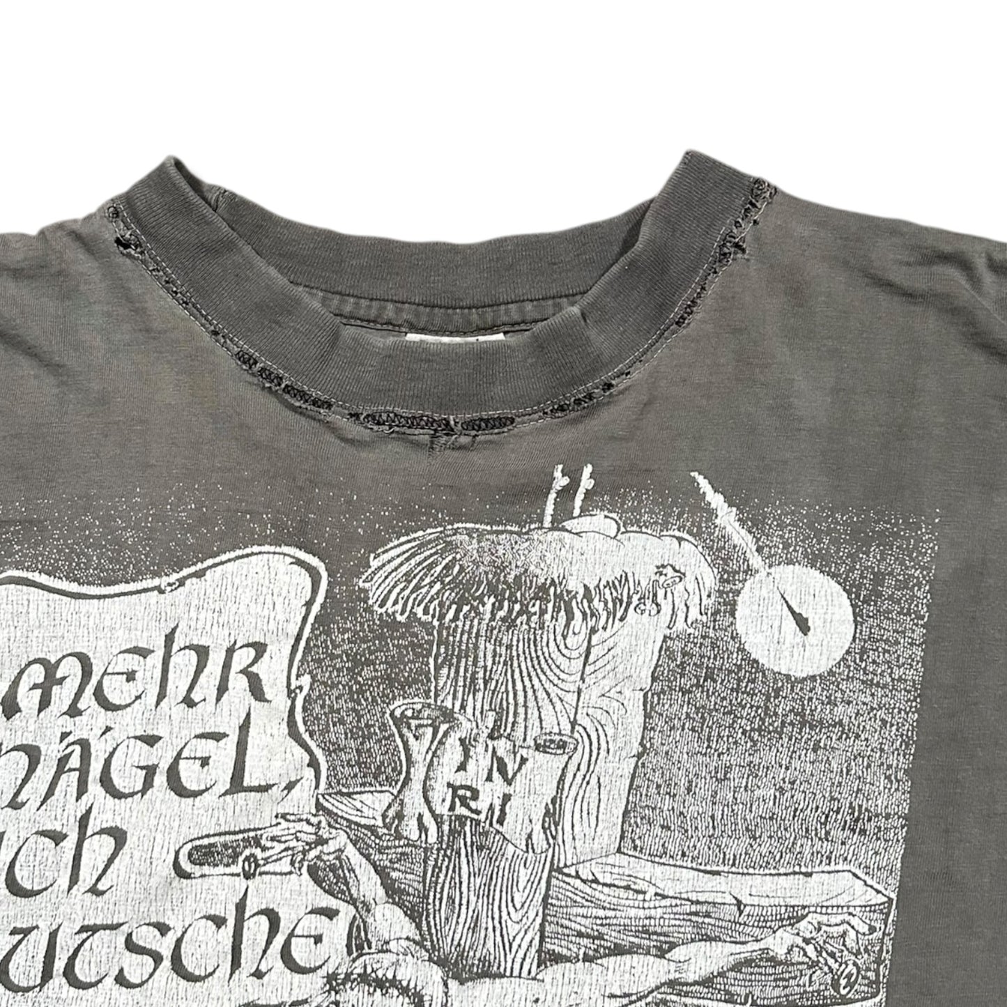1990s Vintage German Punk Art Shirt
