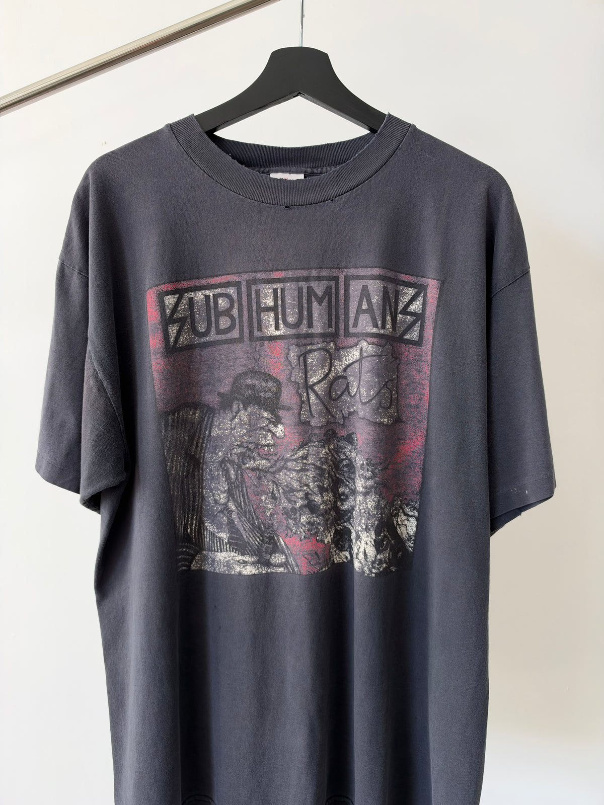 1990s Vintage Subhumans "Rat" Shirt