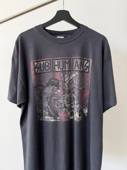 1990s Vintage Subhumans "Rat" Shirt