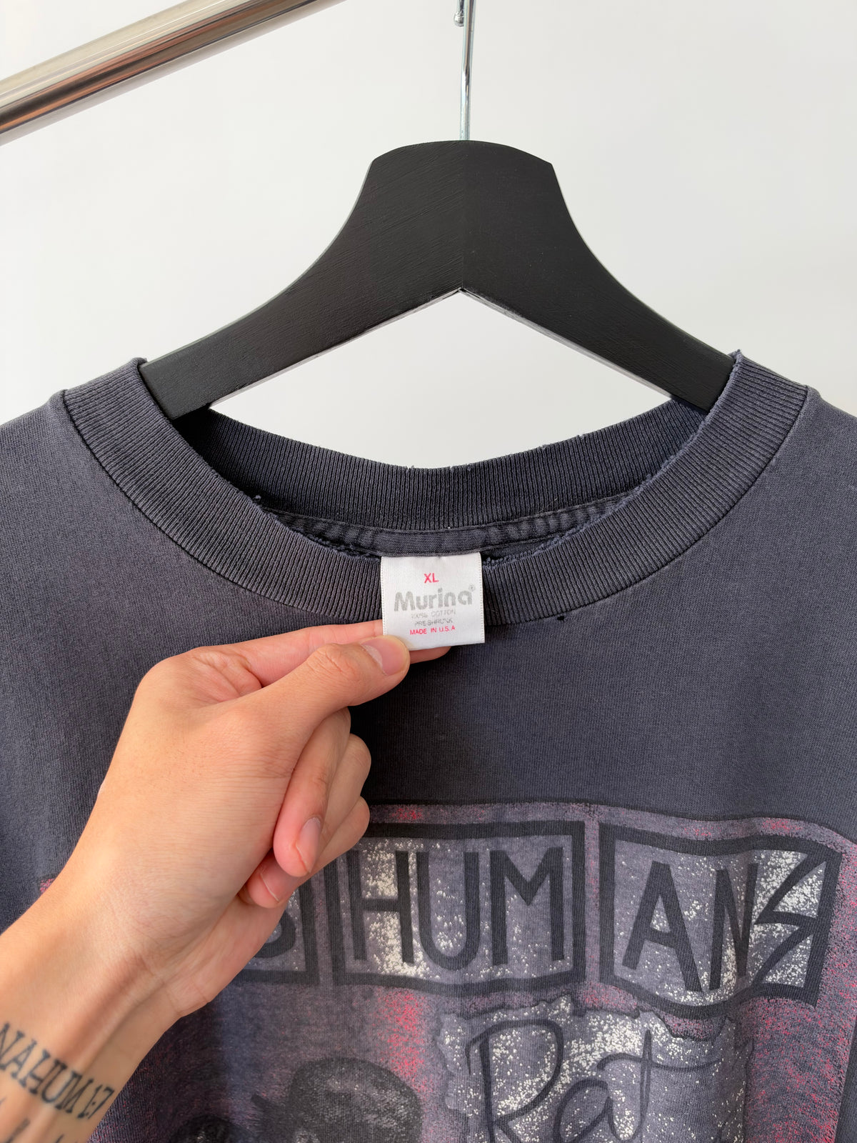 1990s Vintage Subhumans "Rat" Shirt