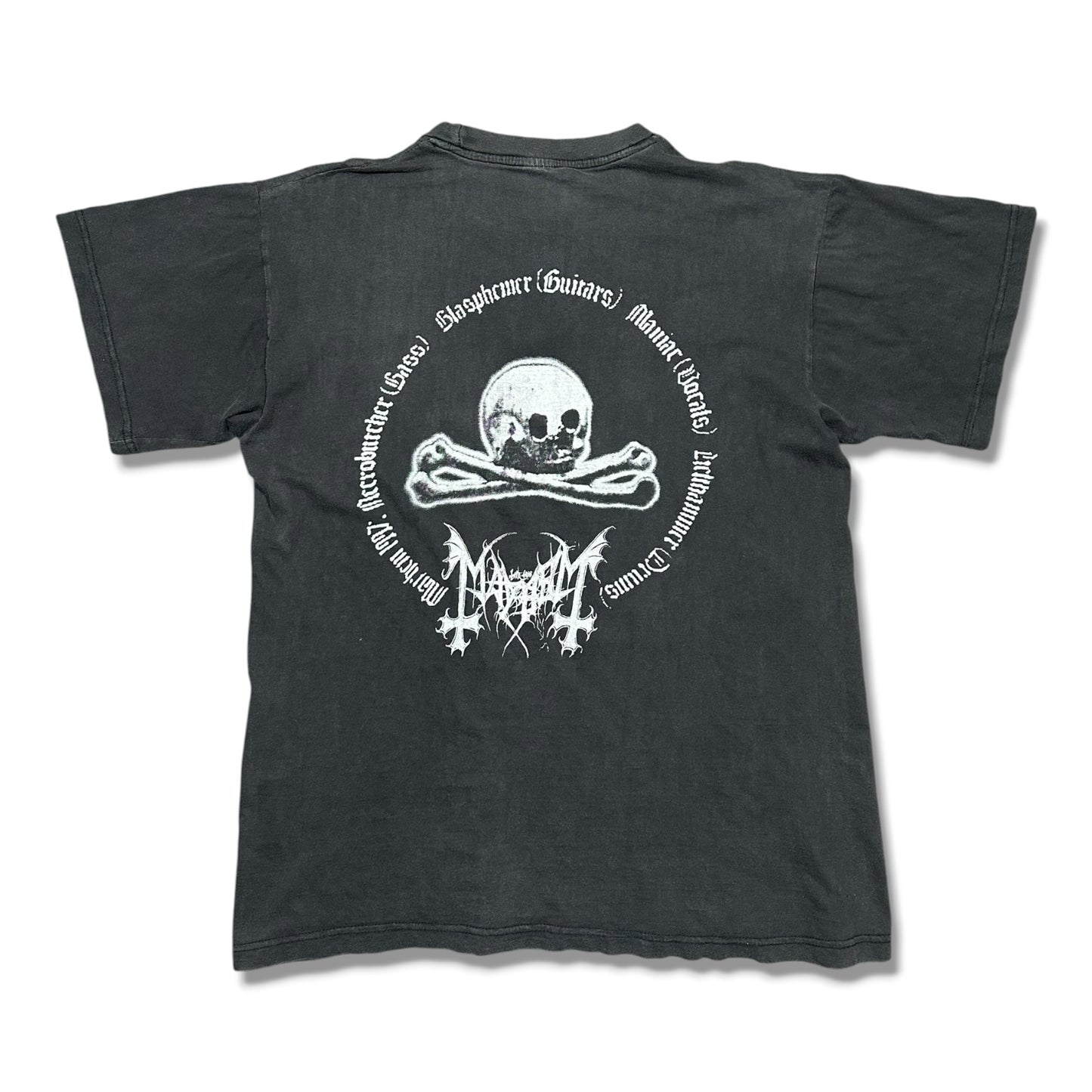 1990s Vintage Mayhem "Wolf's Lair Abyss" Shirt