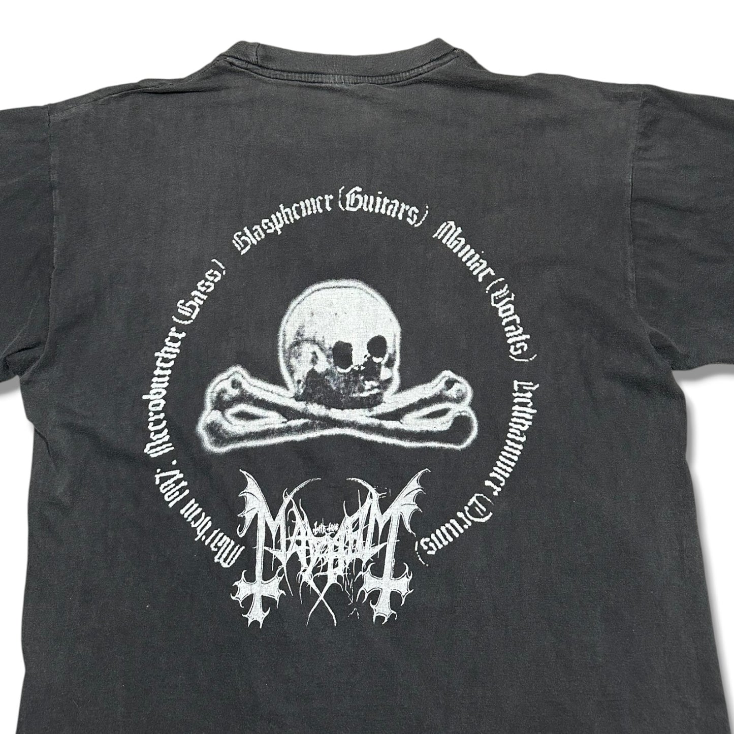 1990s Vintage Mayhem "Wolf's Lair Abyss" Shirt
