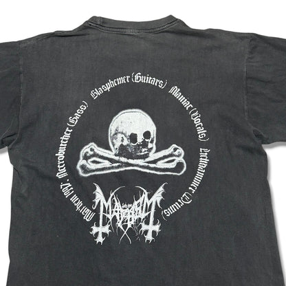 1990s Vintage Mayhem "Wolf's Lair Abyss" Shirt