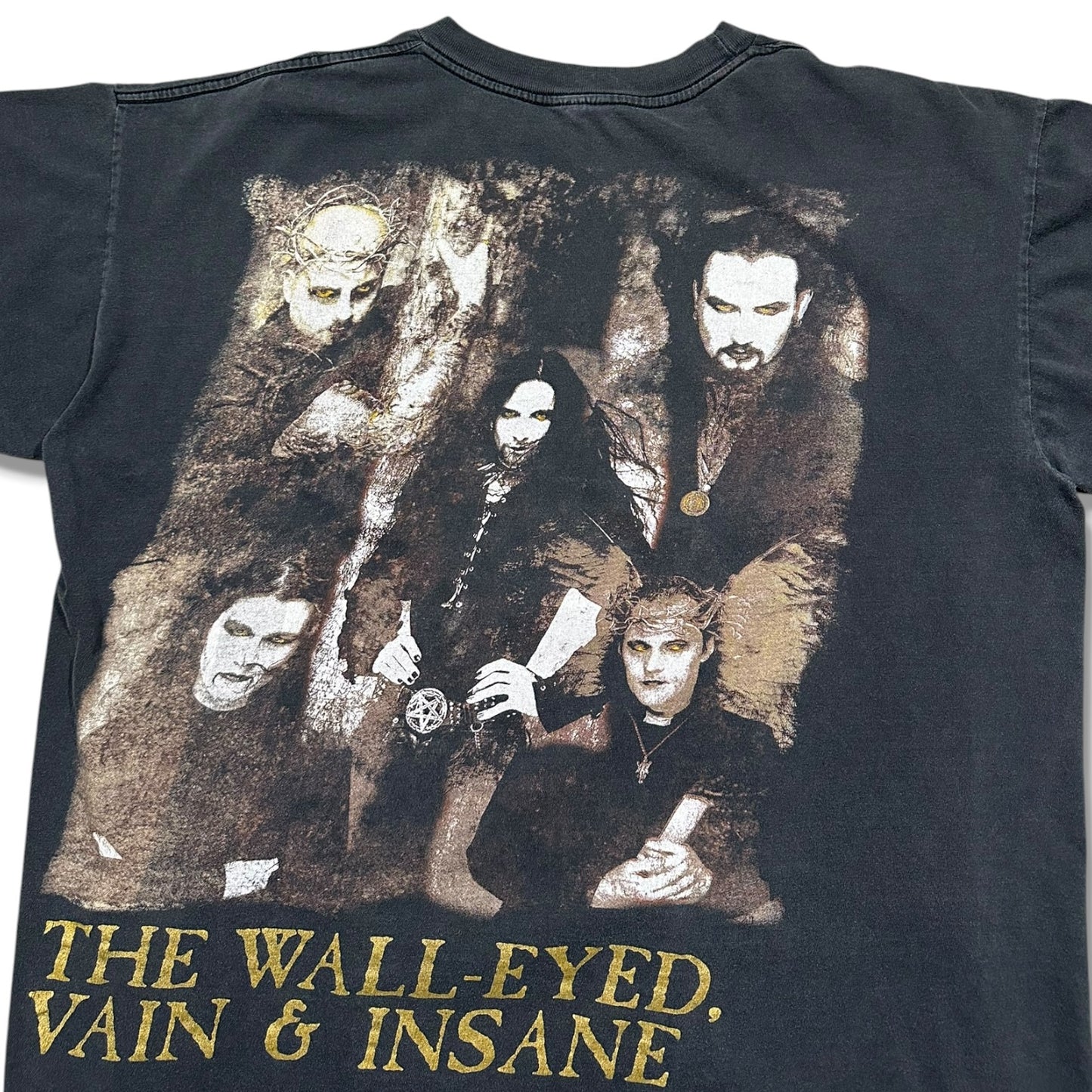 1990s Vintage Cradle Of Filth "The Wall-eyed Vain & Insane" Shirt