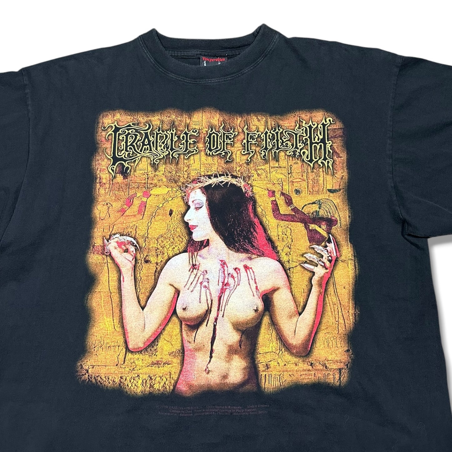 1990s Vintage Cradle Of Filth "Praise The Whore" Shirt