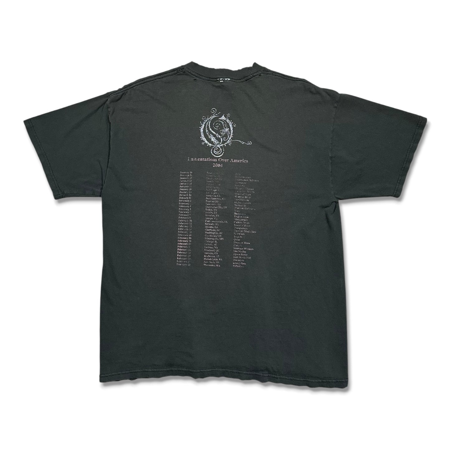 2000s Vintage Opeth "Lamentations Over America" Shirt