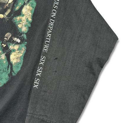 1990s Vintage Dimmu Borgir "The Cunt Hunters Of The Night' Longsleeves Shirt
