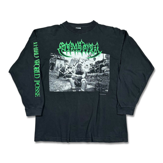 1990s Vintage Sepultura "Third World Posse" Longsleeves Shirt