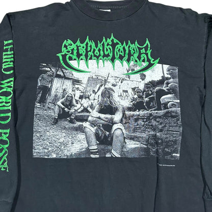 1990s Vintage Sepultura "Third World Posse" Longsleeves Shirt