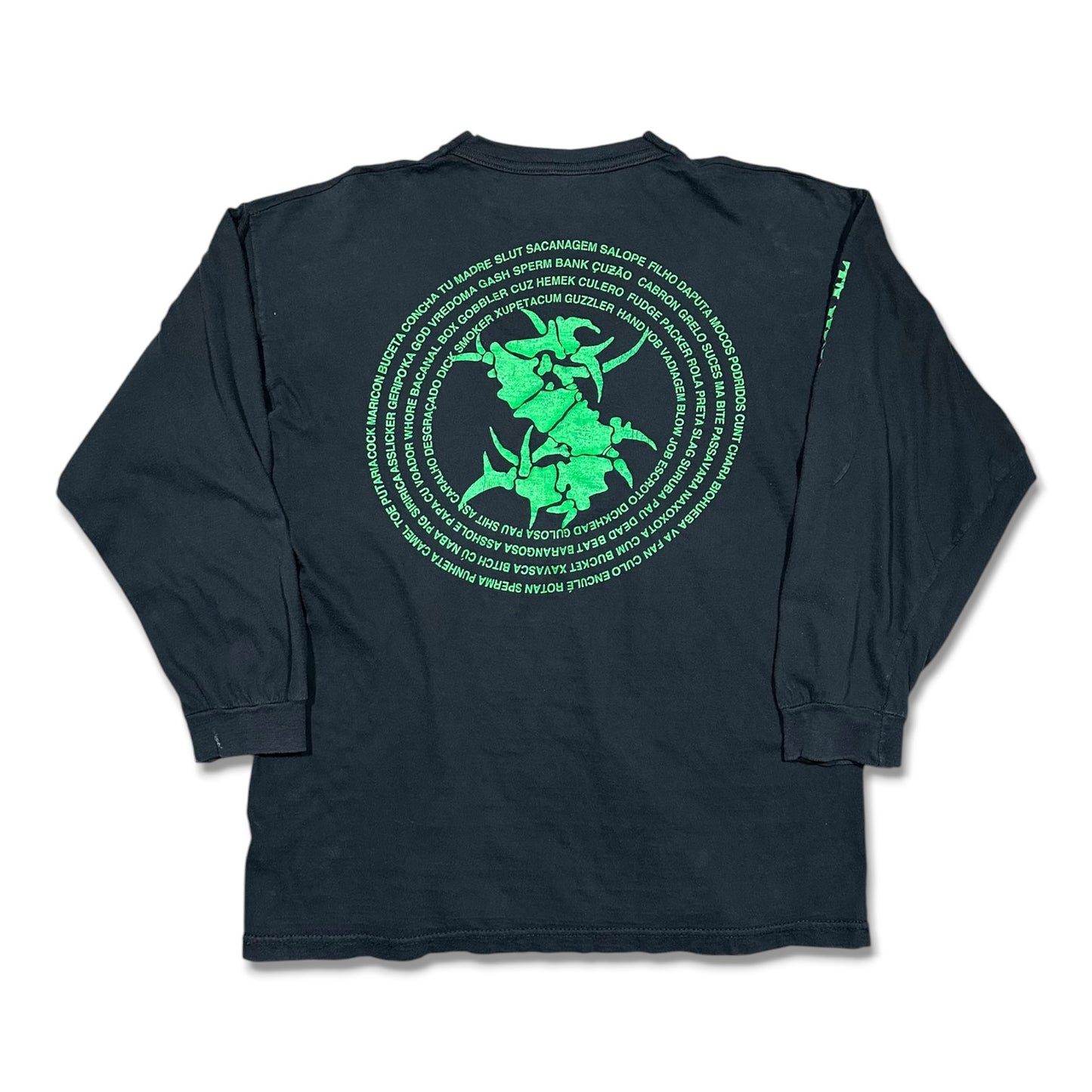 1990s Vintage Sepultura "Third World Posse" Longsleeves Shirt