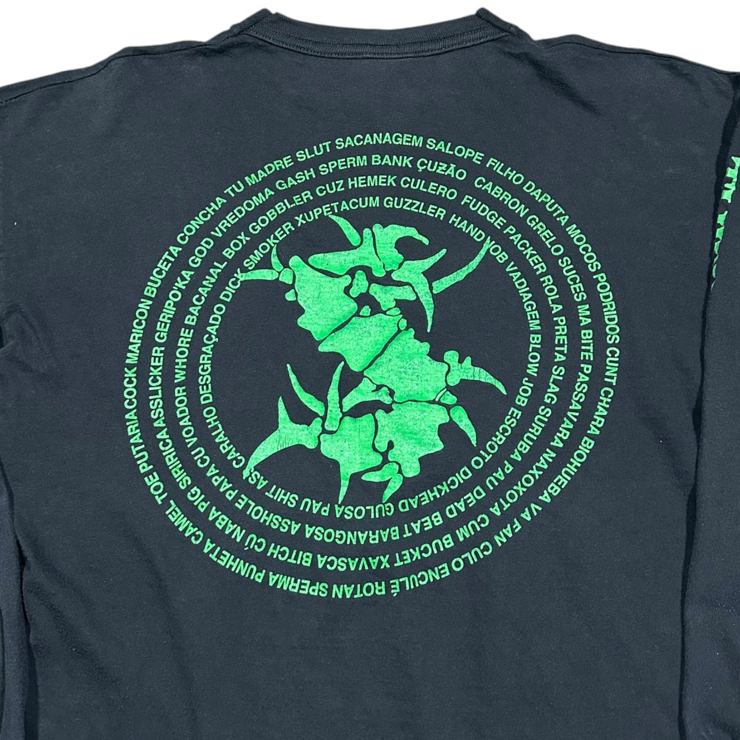 1990s Vintage Sepultura "Third World Posse" Longsleeves Shirt