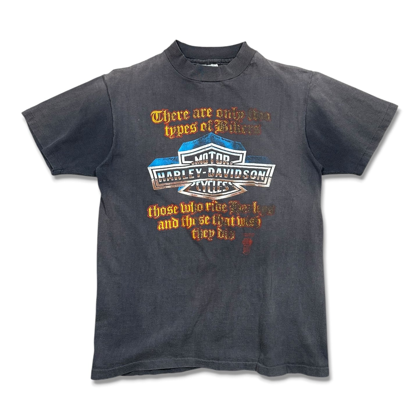 1980s Vintage Harley Davidson 3D Emblem Shirt