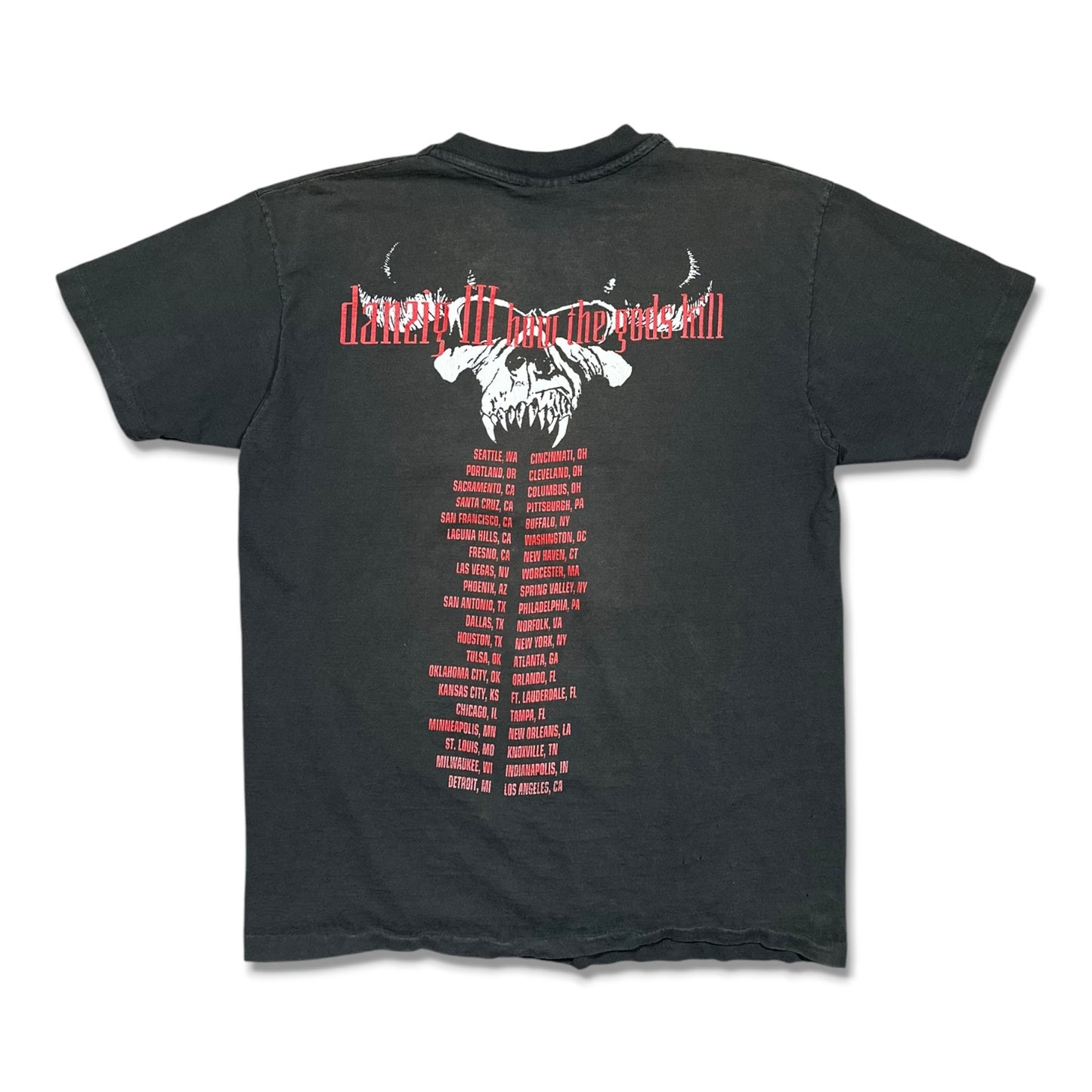 1990s Vintage Danzig "How The Gods Kill" Shirt