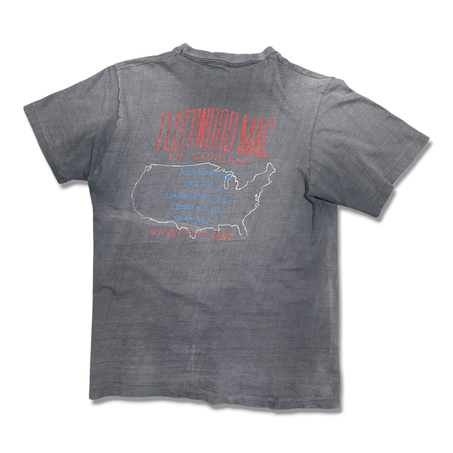 1980s Vintage Fleetwood Mac "Mirage Tour" Shirt