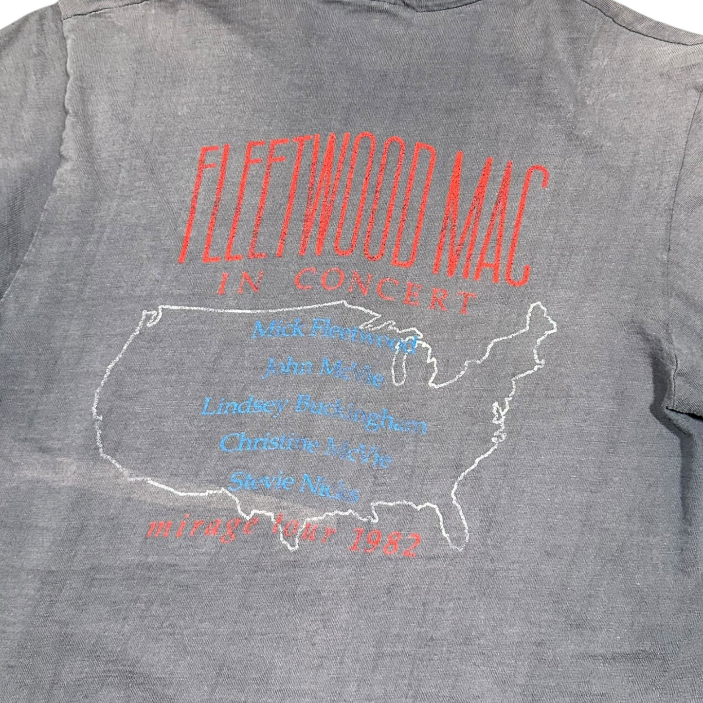 1980s Vintage Fleetwood Mac "Mirage Tour" Shirt
