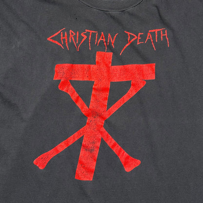 1990s Vintage Christian Death Cutoff Shirt
